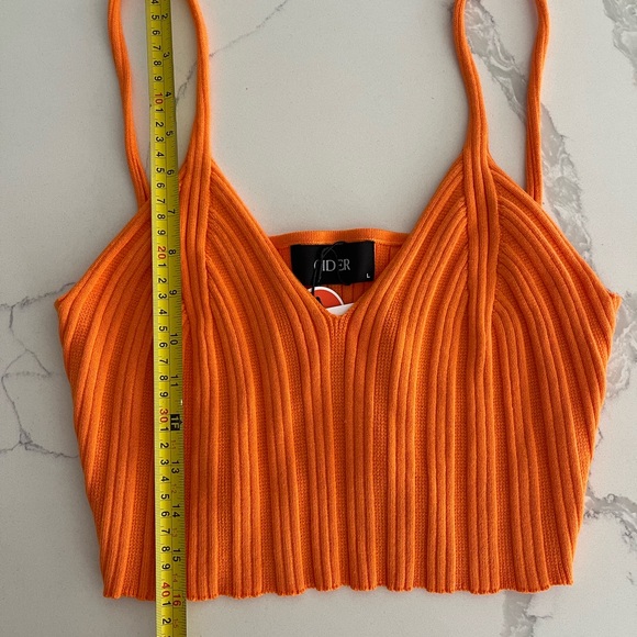 Cider Cropped Tank top Y2K NWT size Large - Picture 5 of 5